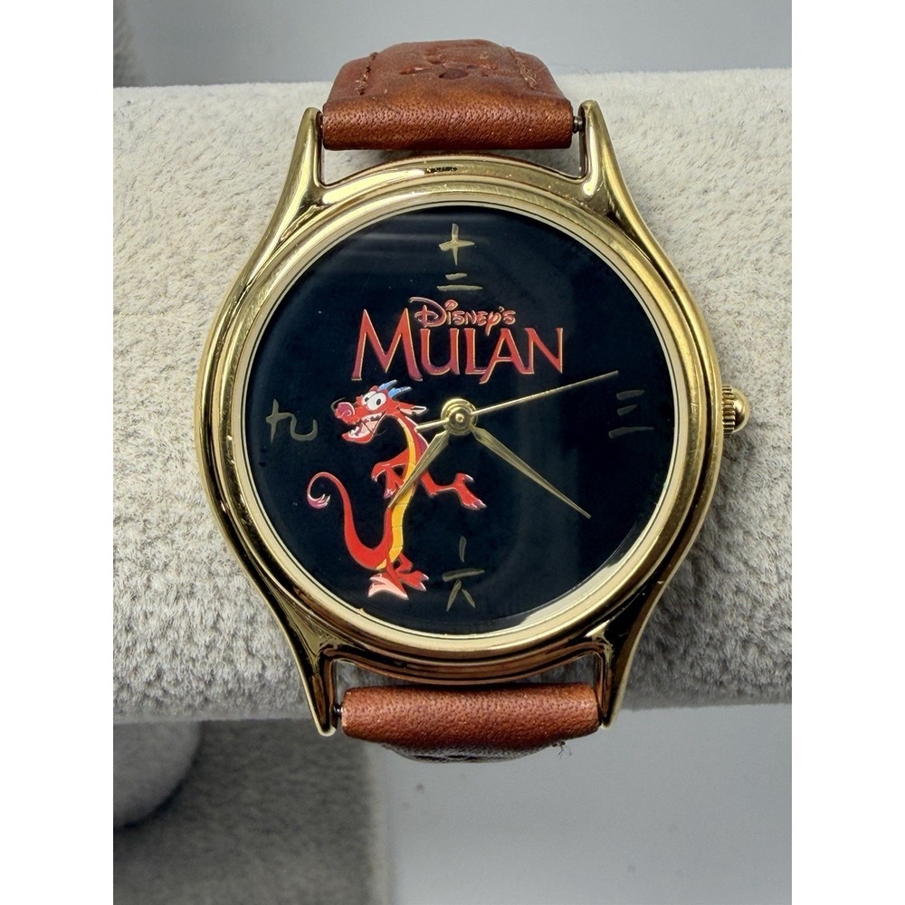 Disney Mulan Mushu Limited‎ Edition Ladies Watch New Battery 33MM 7.5"